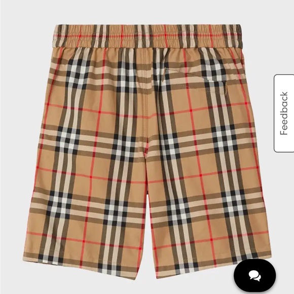 Burberry Boy's Hal Vintage Check-Print Shorts